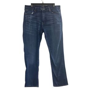 LUCKY‎ BRAND Men’s 410 Athletic Slim Jeans Blue Tag says 36X32  Measures Shorter